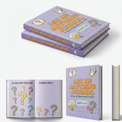 Wittlore — Ask Me Anything Journal for Kids  365 Days of Fun Questions for Ages 6-9