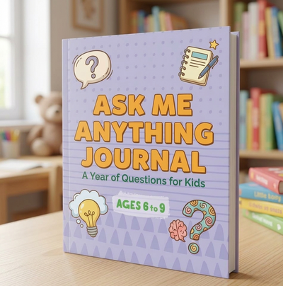 Wittlore — Ask Me Anything Journal for Kids  365 Days of Fun Questions for Ages 6-9