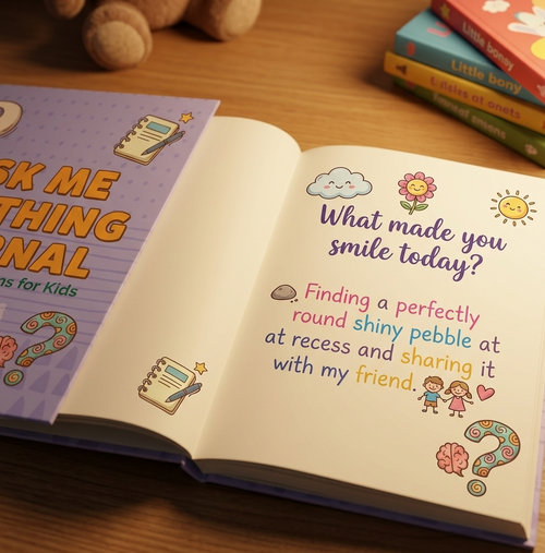 Wittlore — Ask Me Anything Journal for Kids  365 Days of Fun Questions for Ages 6-9